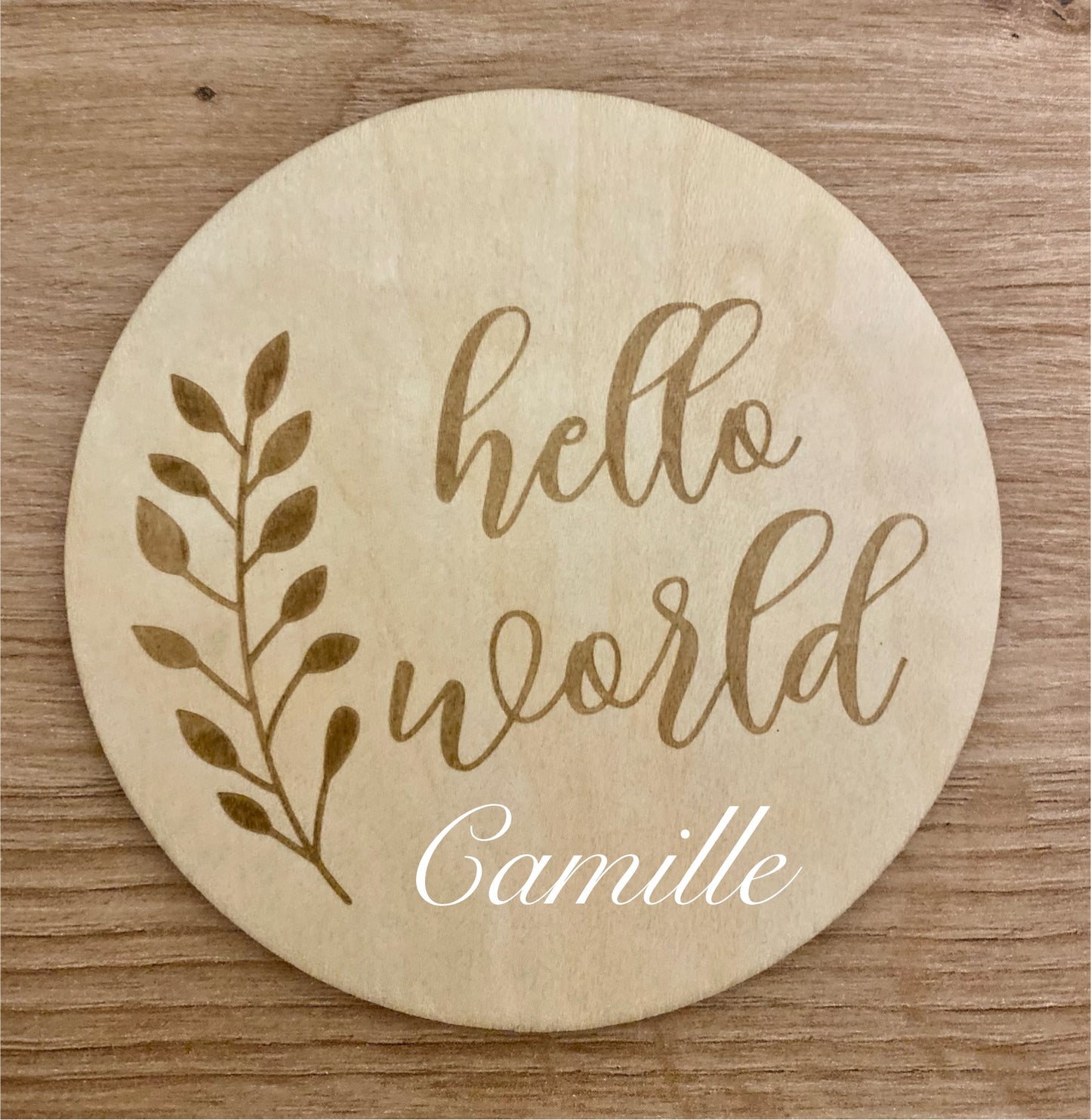 Plaque « Hello World »
