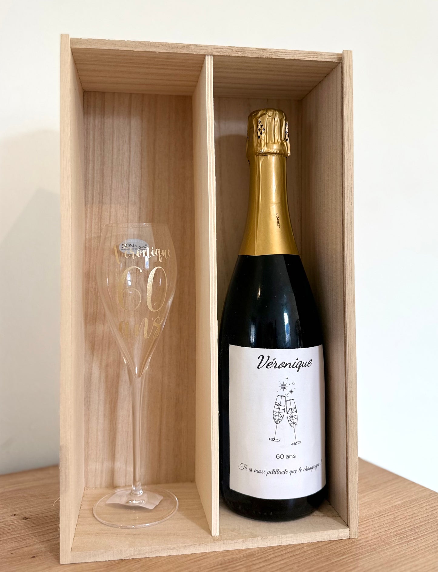 Coffret bouteille de vin/champagne