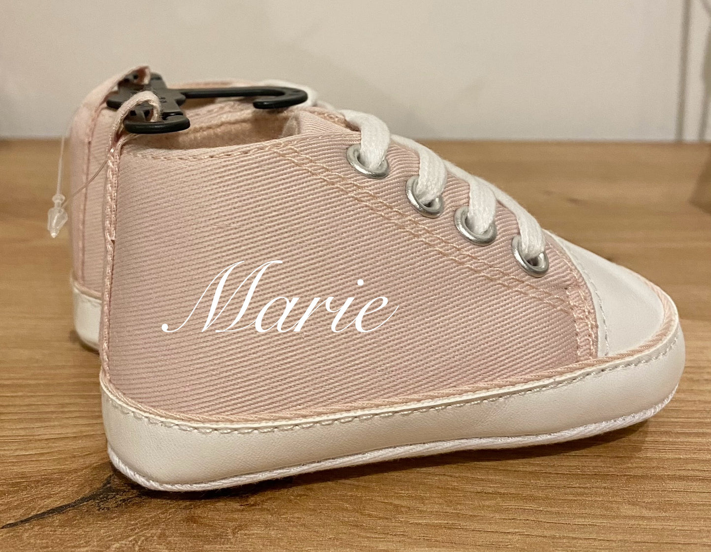 Baskets personnalisées baptême