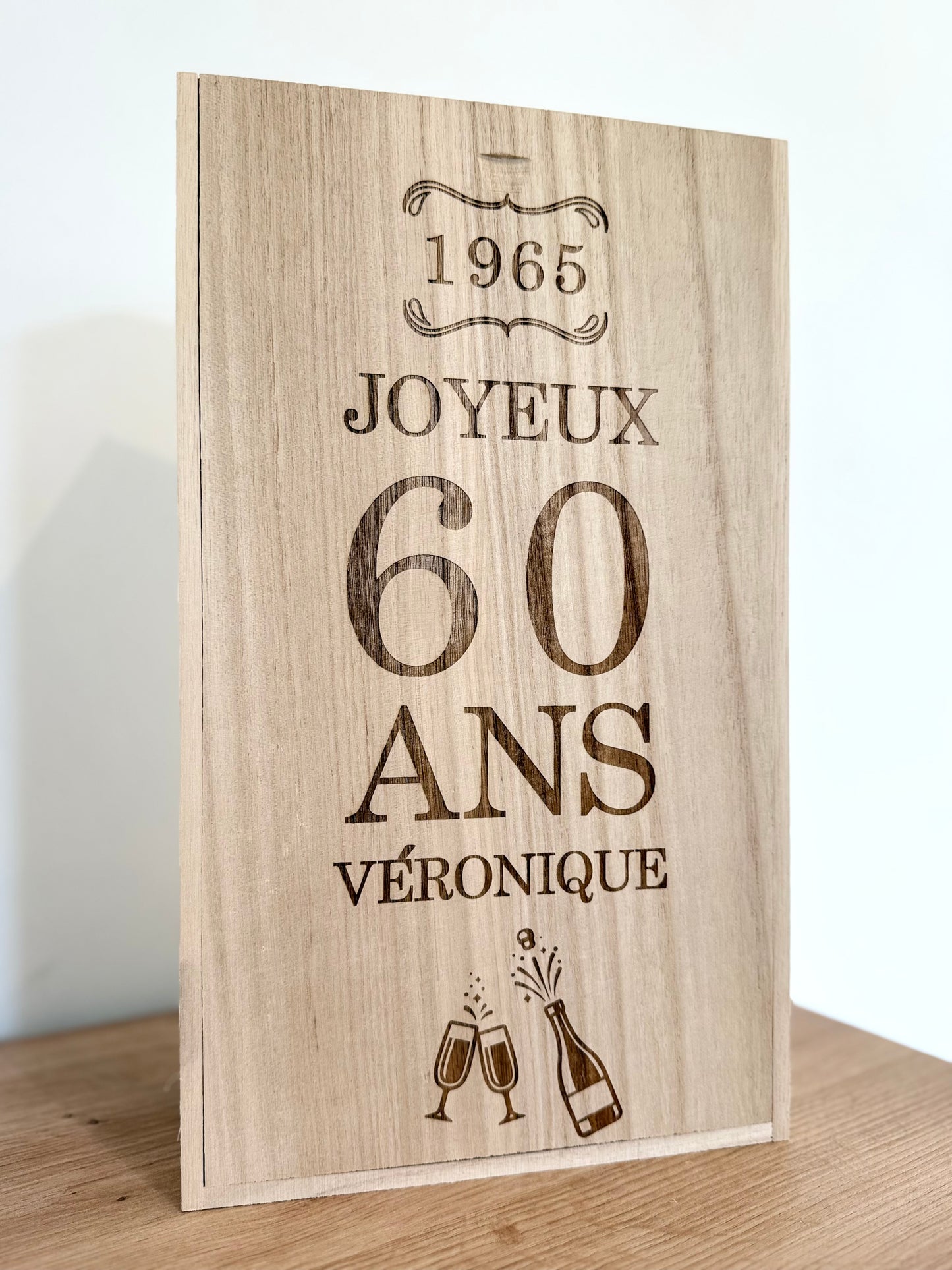 Coffret bouteille de vin/champagne