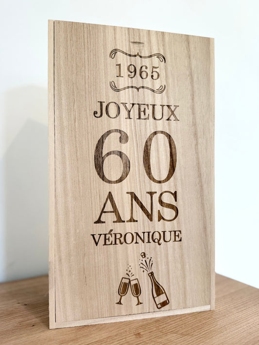 Coffret bouteille de vin/champagne