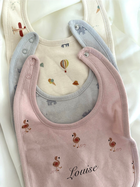 Bavoir à motifs « animaux »