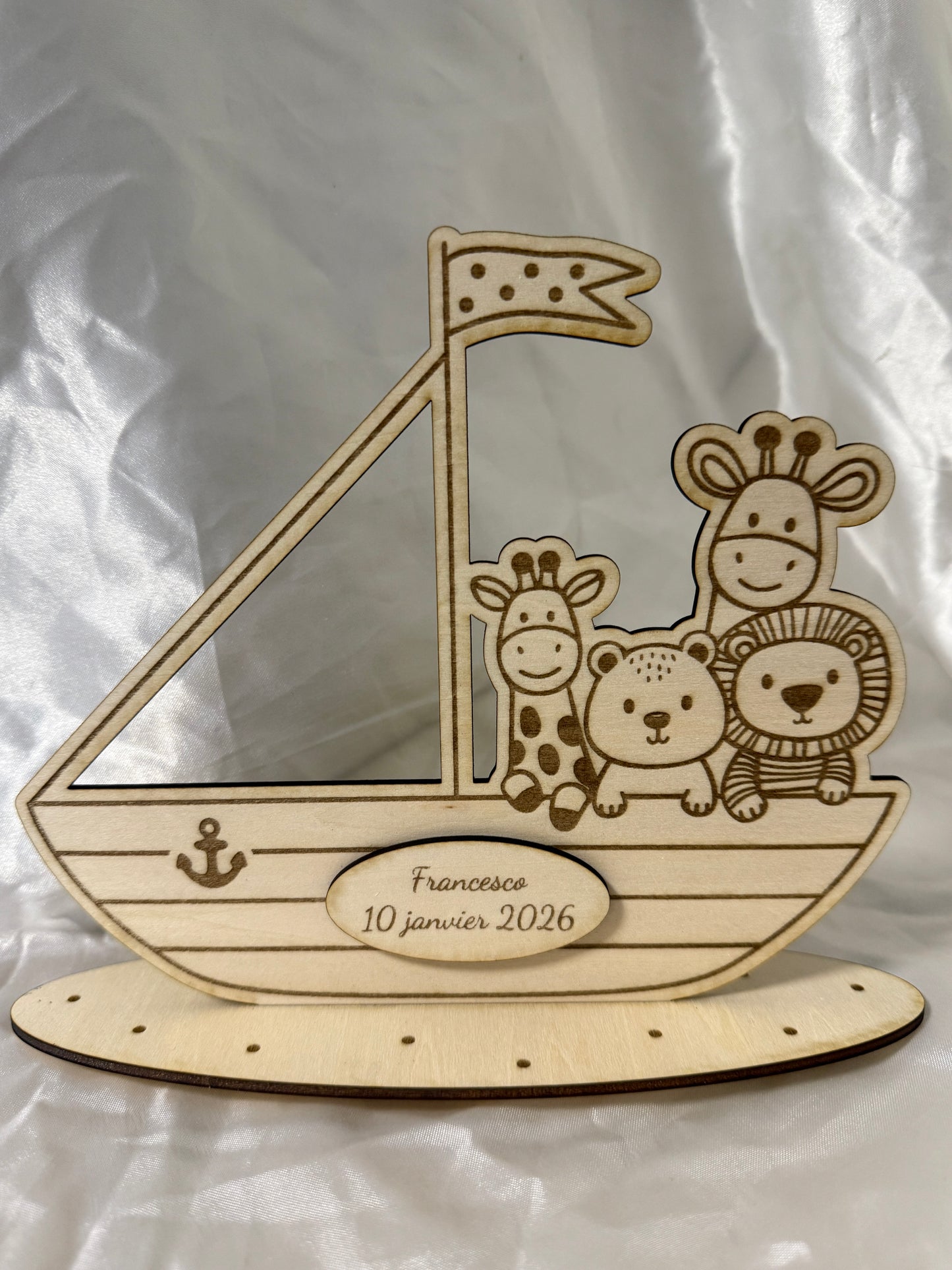 Bateau enveloppe baptême