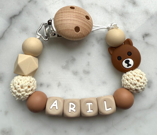 Attache tétine « Ourson »